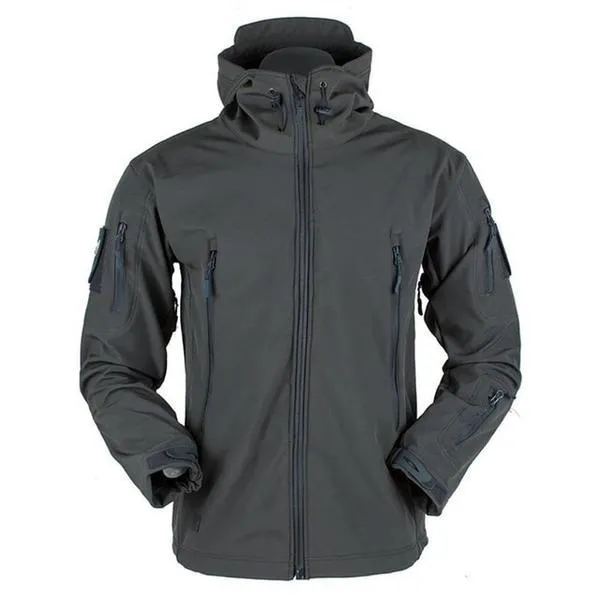 Windproof Hooded Jacket Soft Shell man