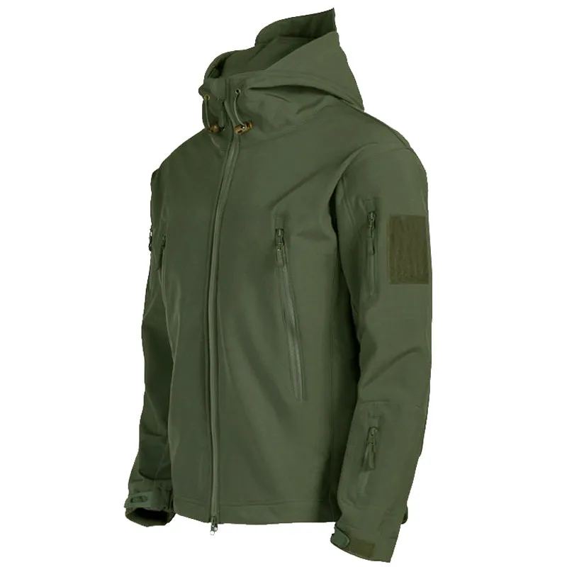 Windproof Hooded Jacket Soft Shell man