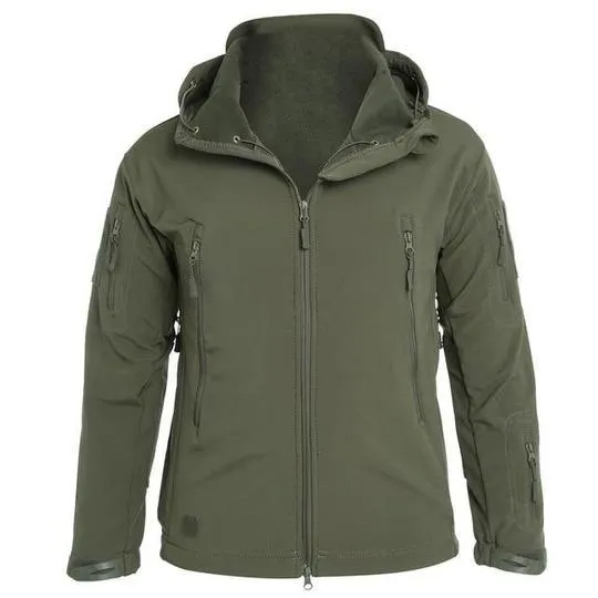 Windproof Hooded Jacket Soft Shell man