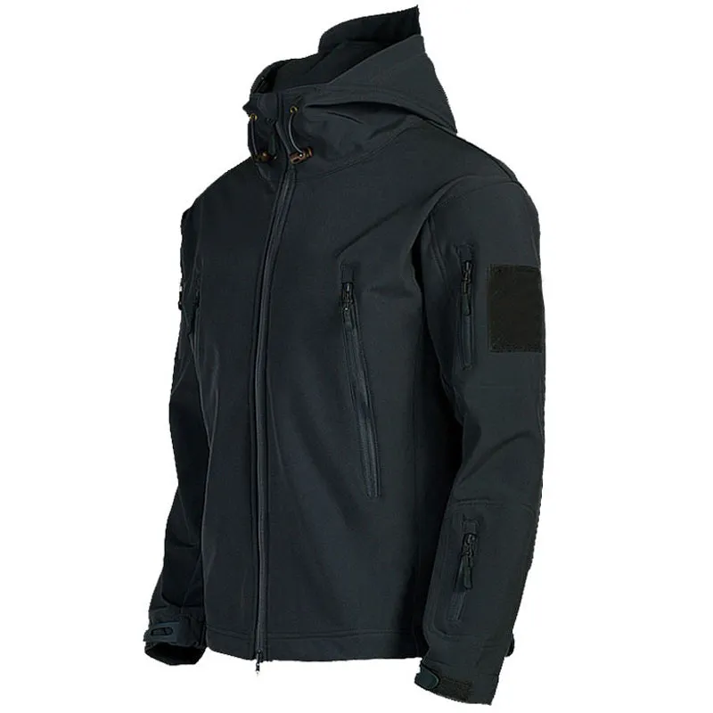 Windproof Hooded Jacket Soft Shell man