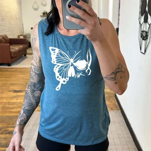 Winged Skulls Muscle Tank