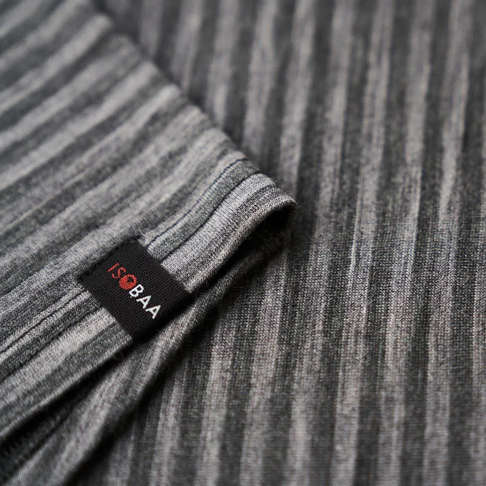 Womens Merino 150 Vest (Mini Stripe Smoke/Charcoal)