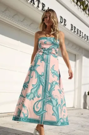 Zanya Maxi Dress Aqua