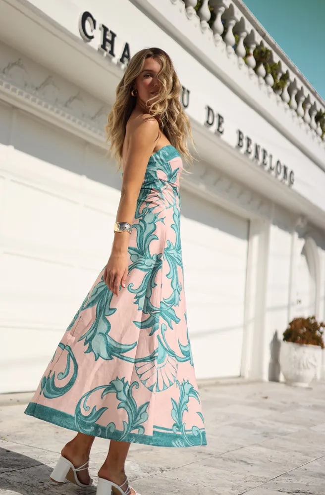 Zanya Maxi Dress Aqua