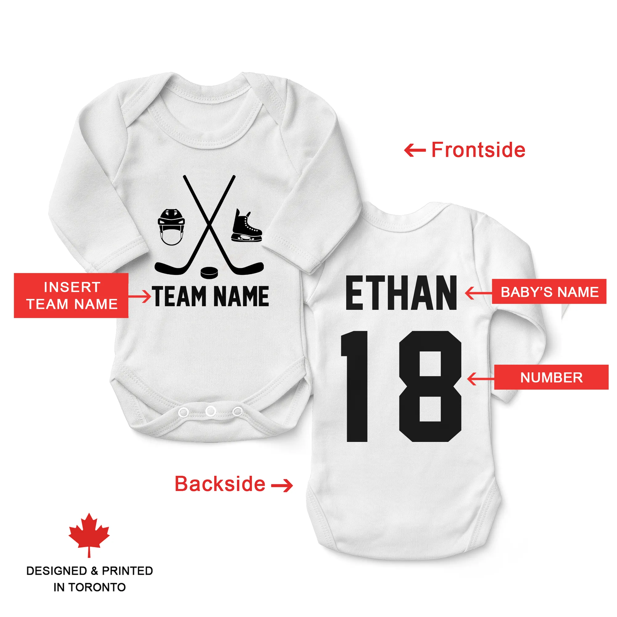 Zeronto Baby Boy Gift Basket - Future Hockey Star